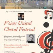 Voices United Choral Festival 2021 flyer